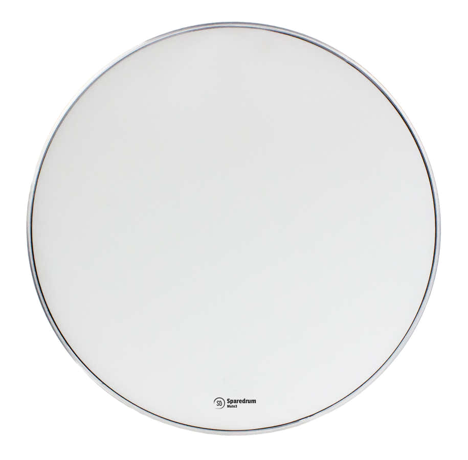M3W22B - 22" BASS DRUM MESH HEAD MUTE 3-PLY - SILENT - WHITE
