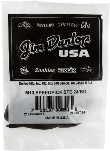 24 x Speedstandard Schwarz Umgekehrter Winkel LH Mittel
