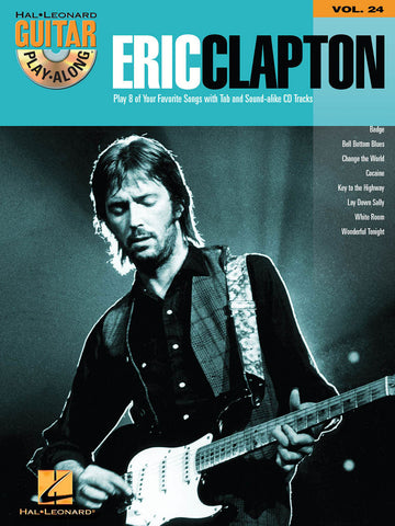 CLAPTON ERIC - GUITAR PLAY ALONG VOL.24 + AUDIO TRACKS - GUITAR TAB