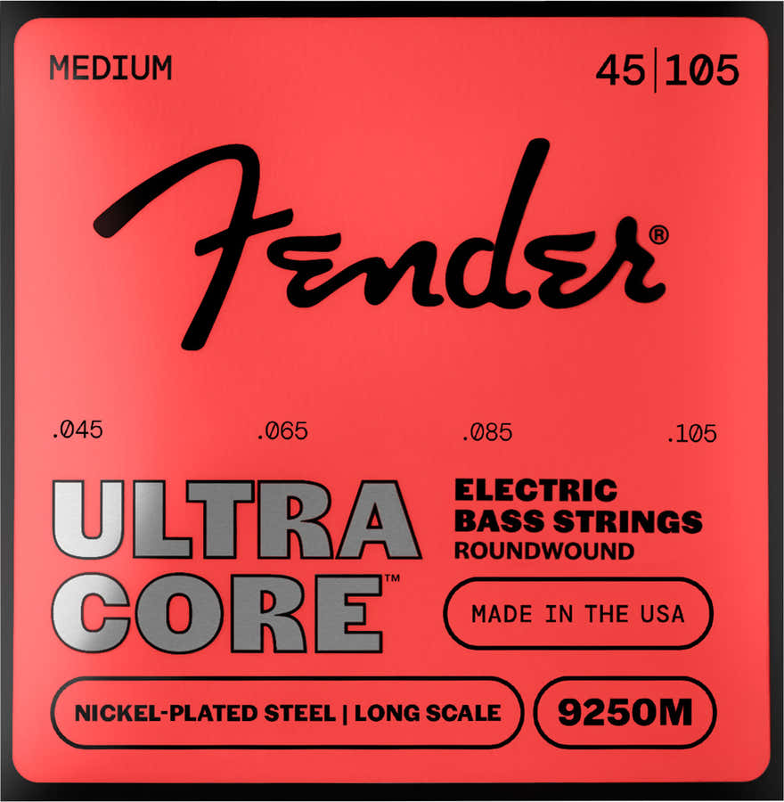 Ultracore Basssaiten, vernickelter Stahl, Kugelenden, 9250M 45-105, (4)