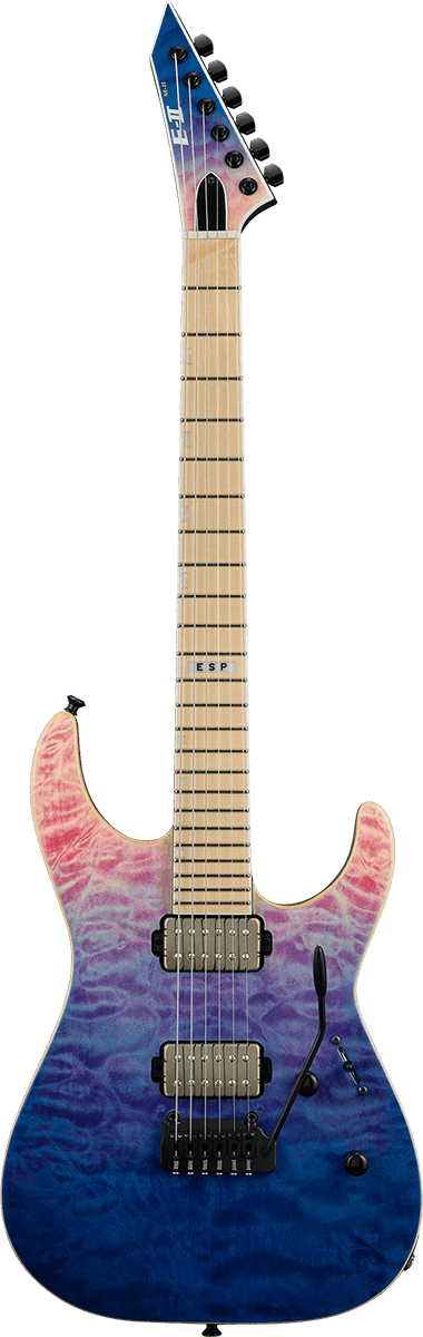 E-Ii M-Ii Hipshot Tremolo Qm Indigo-Lila-Verlauf