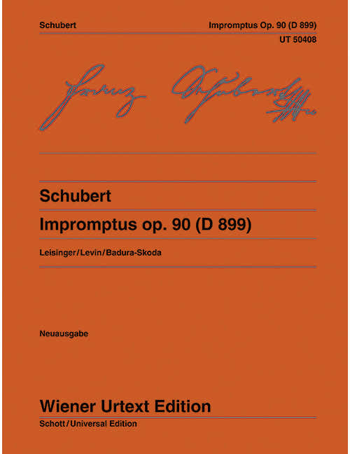 SCHUBERT - IMPROMPTUS OP. 90 D 899 - PIANO