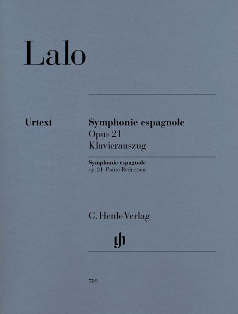 Lalo E. - Symphonie Espagnole For Violin And Orchestra D Minor Op. 21 - Violon & Piano