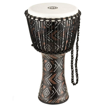PERCUSSION 12" ROPE TUNED TRAVEL SERIES DJEMBE SYNTHETIC HEAD (PATENTED) KANGA SARONG