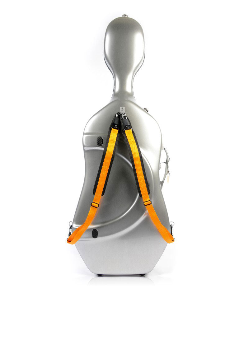 Cello-Etui 4/4 Hightech La Defense - Gebürstetes Aluminium