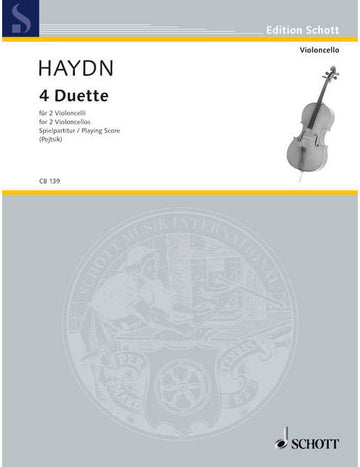 Haydn - 4 Duo Hob. X + Xii - 2 Violoncelles