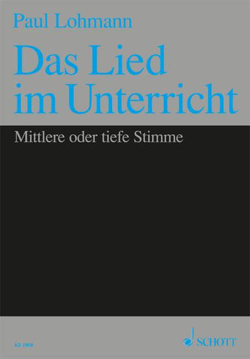 Das Lied Im Unterricht - Voice And Piano
