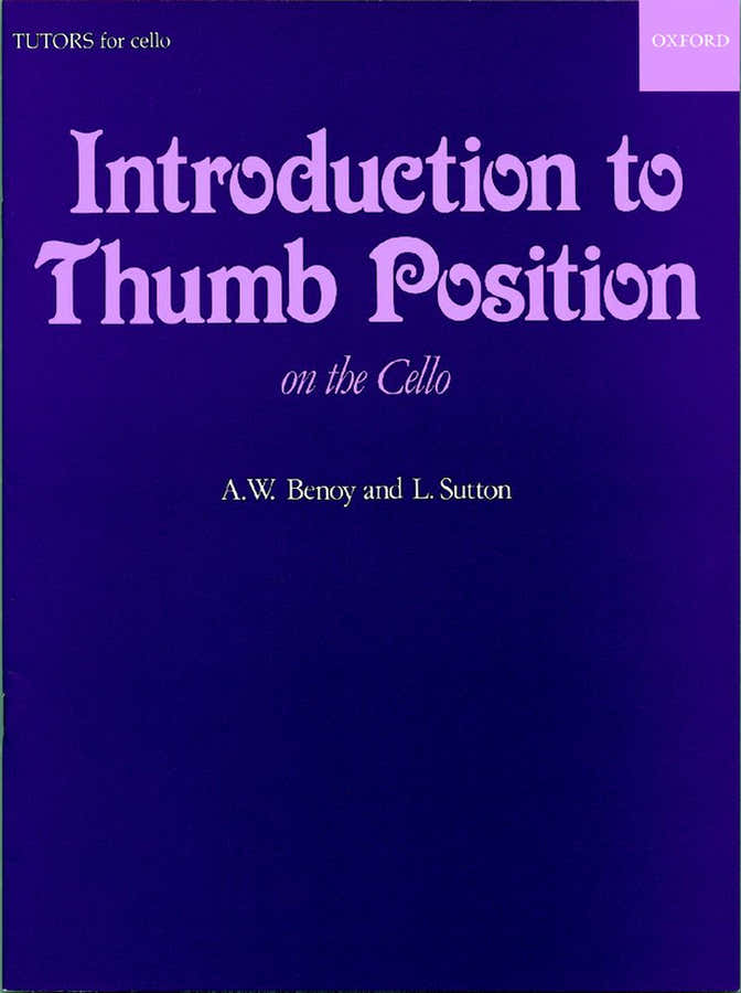 BENOY A.W. / SUTTON L. - INTRODUCTION TO THUMB POSITION - CELLO