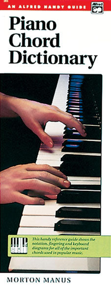 MANUS MORTON - PIANO CHORD DICTIONARY HANDY GUIDE - PIANO