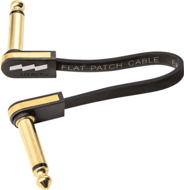 Kompaktes Gold-Gitarren-Patchkabel 10 CM