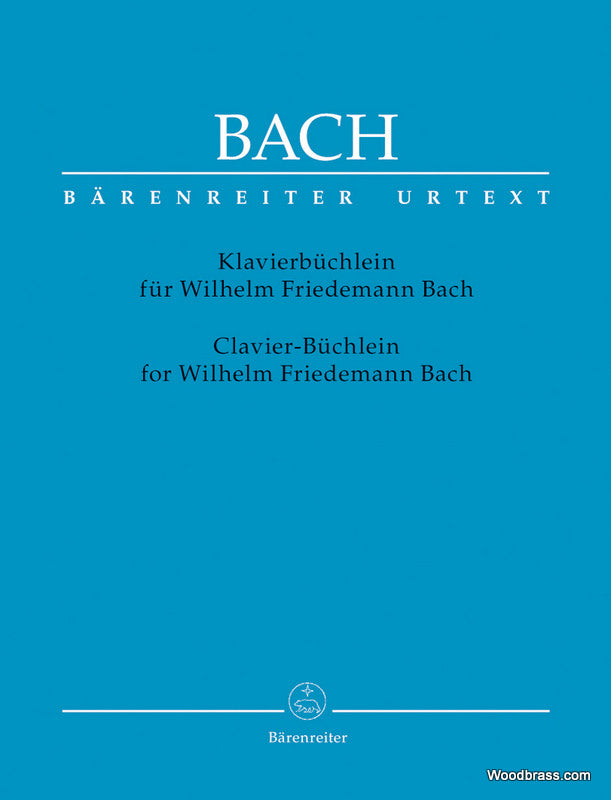 Bach J.S. - Notebook For Wilhelm Friedemann Bach - Piano