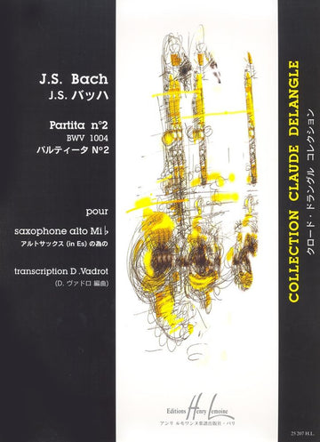 Bach J.S. - Partita N°2 BWV14 - Saxophone Alto Solo