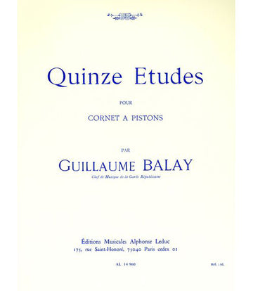 Balay G. - 15 Etüden - Kornett