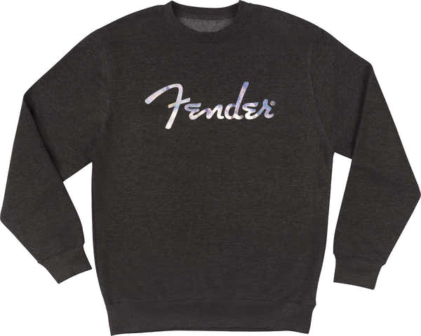 "M" Sweatshirt mit Galaxy-Logo Anthrazit meliert