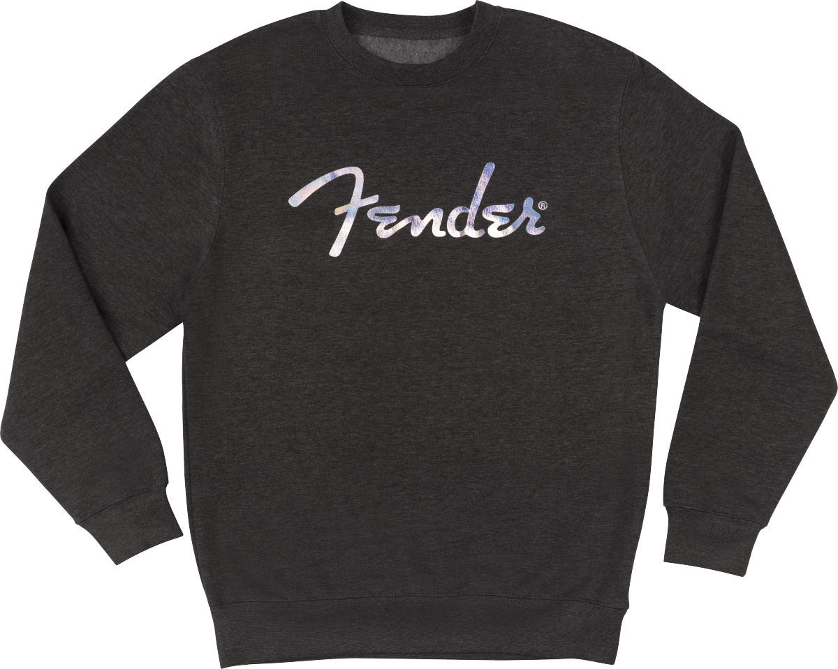 "M" Sweatshirt mit Galaxy-Logo Anthrazit meliert