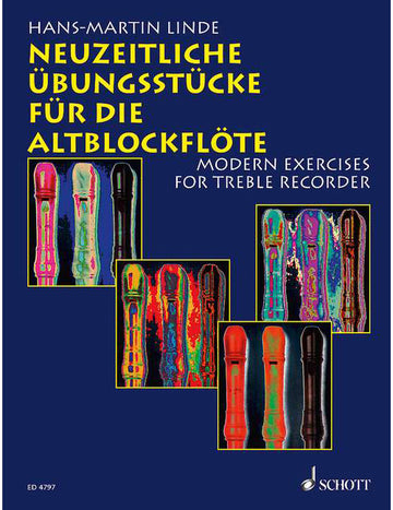 LINDE H.M. - MODERN EXERCISES FOR TREBLE RECORDER - TREBLE RECORDER