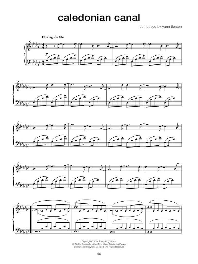 Rathlin From A Distance Piano - Yann Tiersen