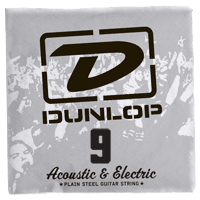 ELECTRIC STRINGS NICKEL PLATED STEEL UNIT SOLID STEEL 009