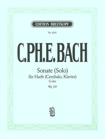 BACH C.P.E. - SONATE (SOLO) G-DUR WOTQ 139