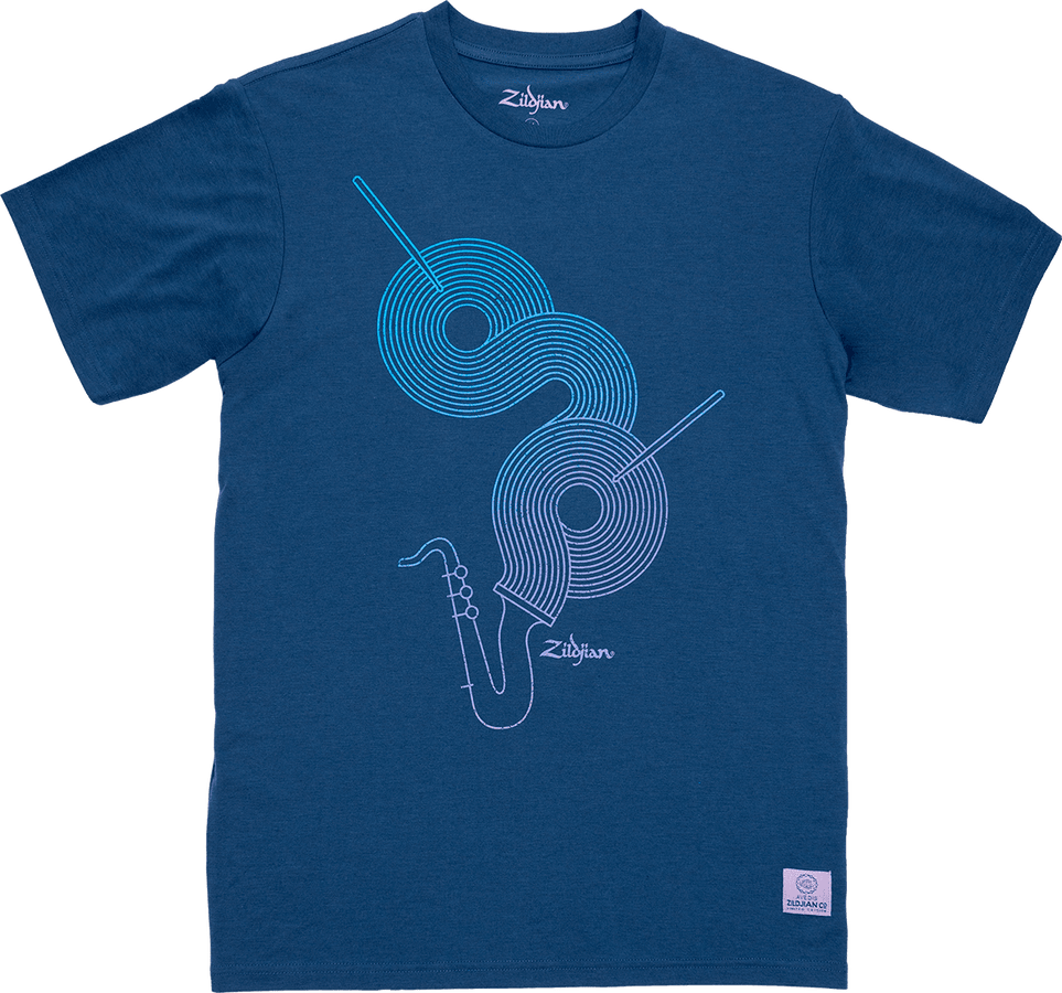 T-Shirt Größe S Logo « Jazz » - Zat0071-Le