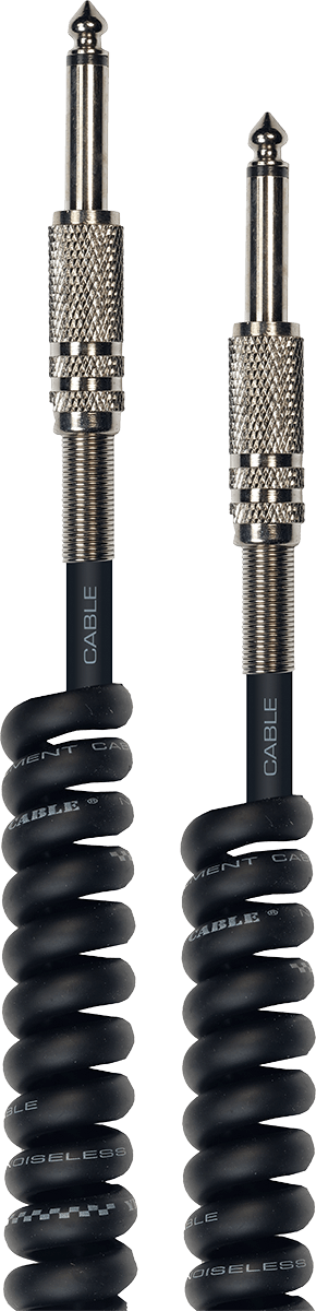G46T 1/4 PHONE MALE SPIRAL CORD 10FT. / 3M.
