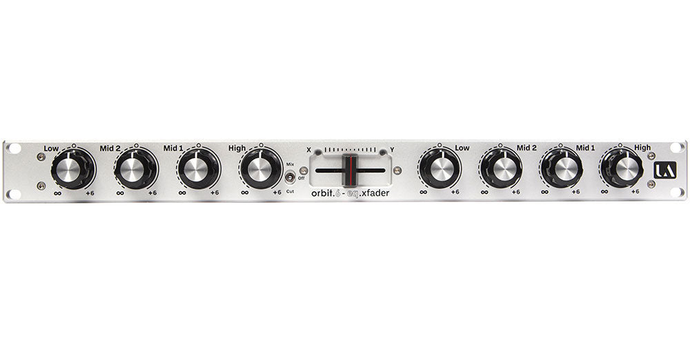 Union Audio ORBIT.6 ISO/X-Fader Rackmount Mixer silver