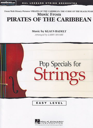 MUSIC FROM PIRATES OF THE CARIBBEAN - POP SPECIALS FOR STRINGS EASY LEVEL