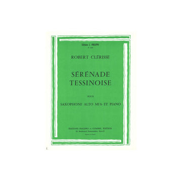 Clerisse - Sérénade Tessinoise - Saxophon und Klavier