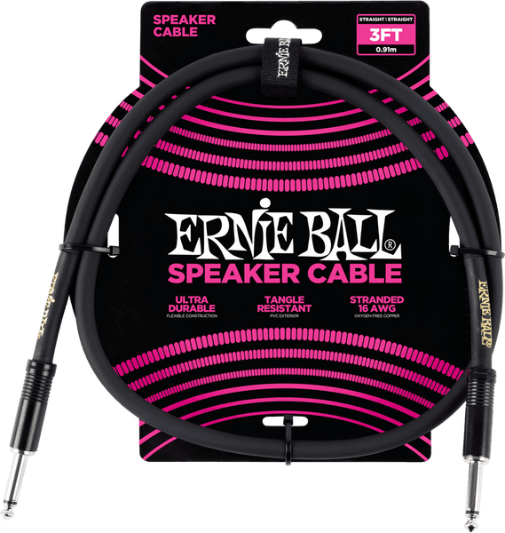 Ernie Ball Speaker Classic Kabel 91cm Schwarz