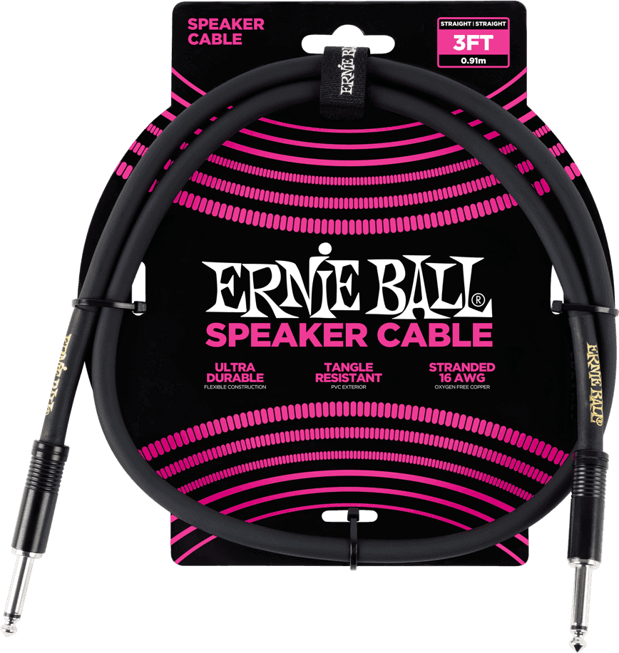 Speaker Classic Kabel 91cm Schwarz