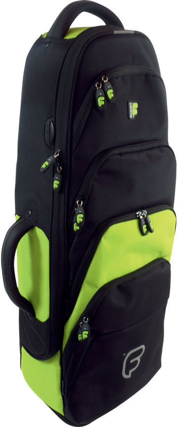 Premium Schwarze/Grüne Tenorsaxophon-Tasche
