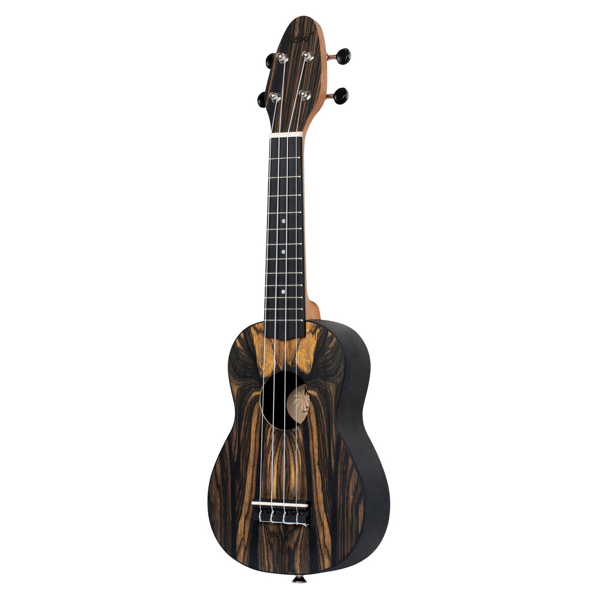Keiki-Sopran-Ukulele aus Ebenholz