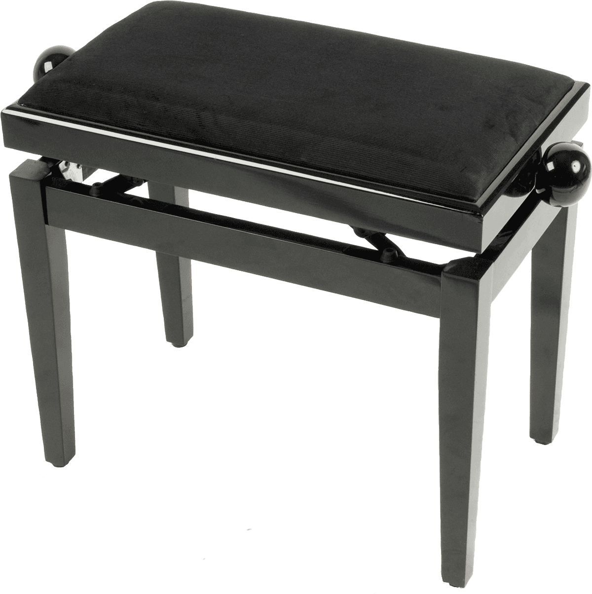 Tastaturbank PB010BK Glänzendes Schwarz