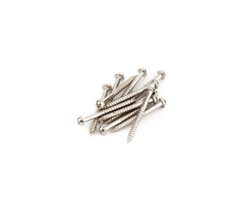 PURE VINTAGE JAZZMASTER/TELECASTER PICKUP MOUNTING SCREWS NICKEL (12)