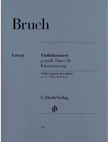 Bruch - Concerto Pour Violon Sol Mineur Op. 26 - Violon et Orchestre