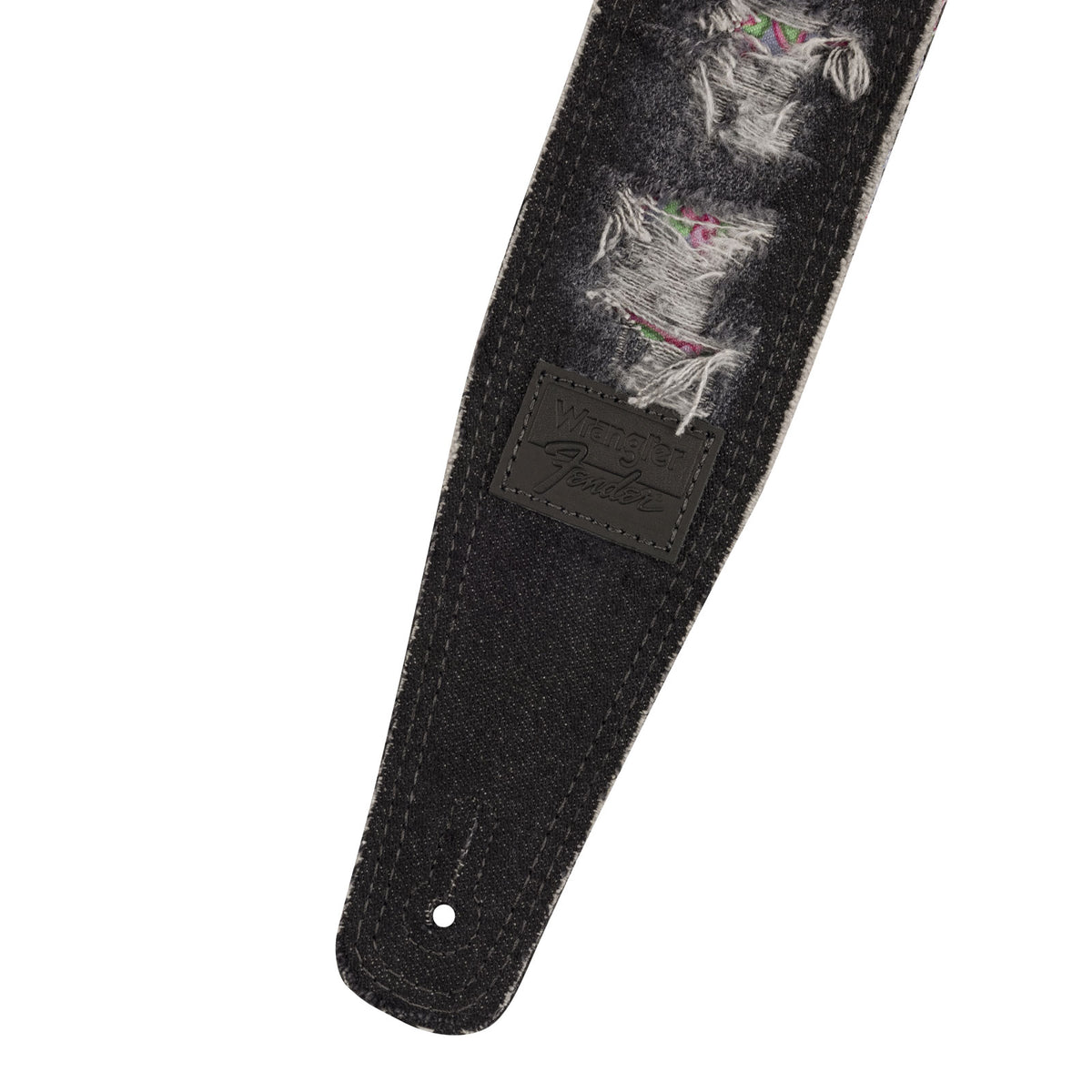 X Wrangler Zerrissener Denim-Gurt Schwarz