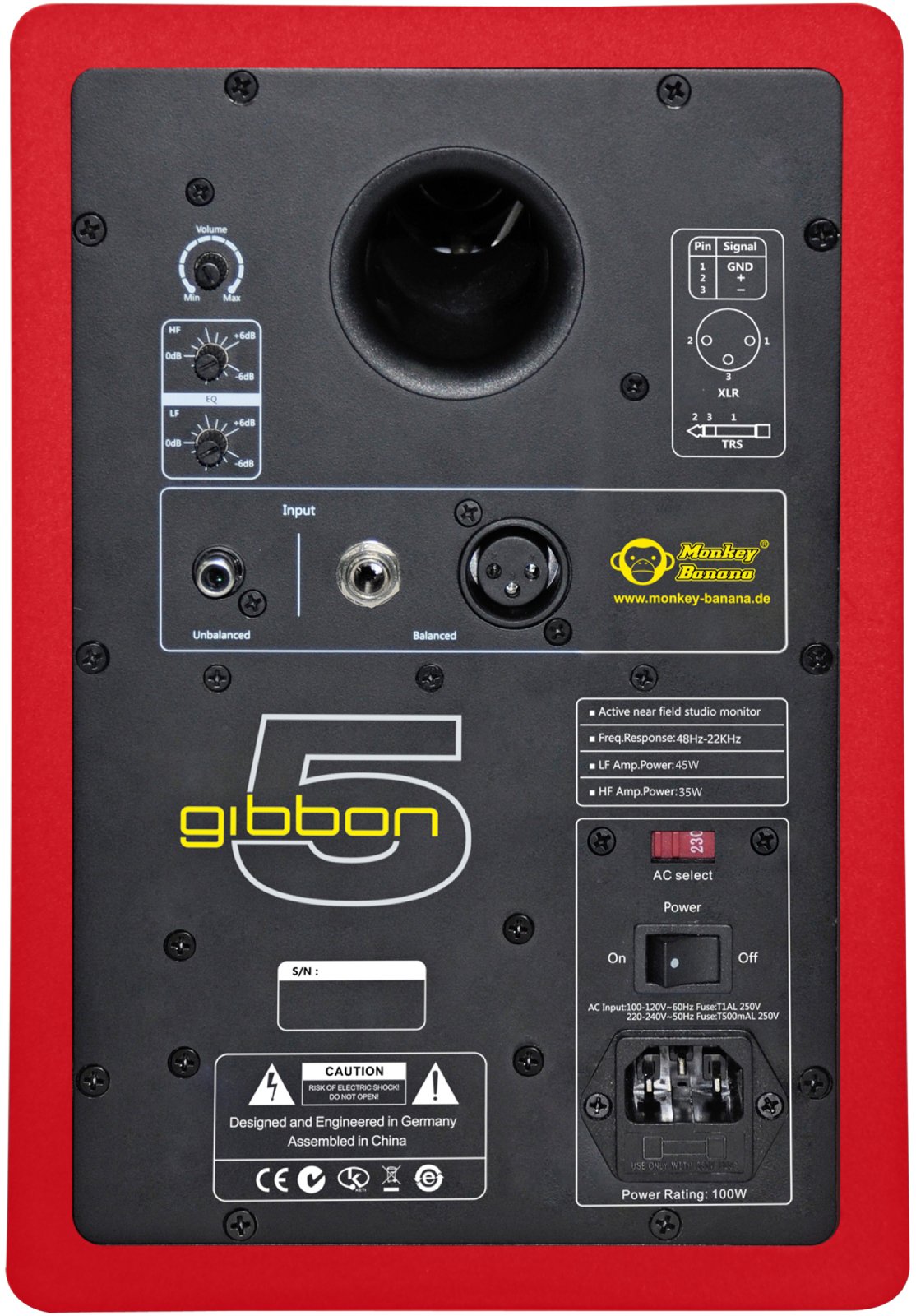 GIBBON 5 RED