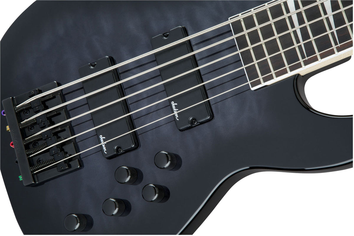 JS3Vq Konzertbass Js Ama Transparentes Schwarz Burst