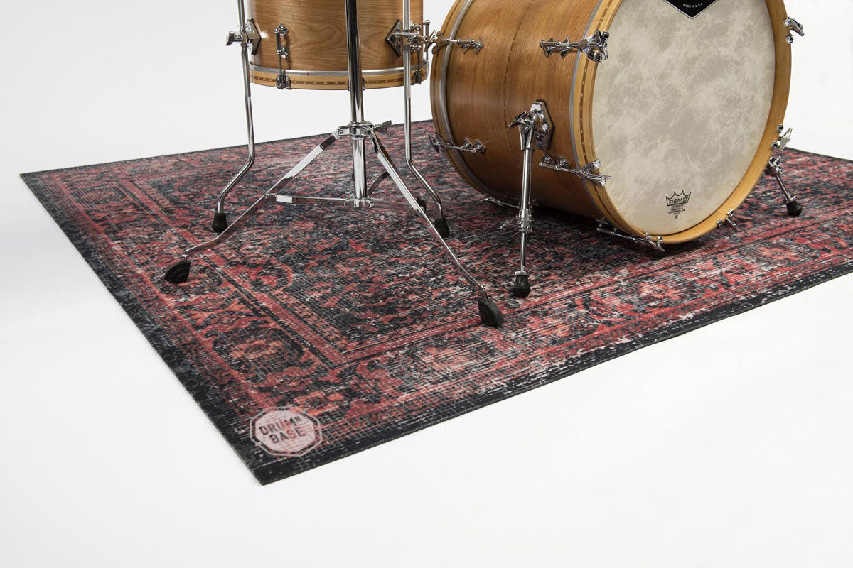 VPCLB-BLR Teppich Vintage Persian Club Series 1.63 X 1.42M Rutschfest Schwarz Rot