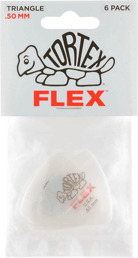 6 x 0,50mm Tortex Flex Triangle