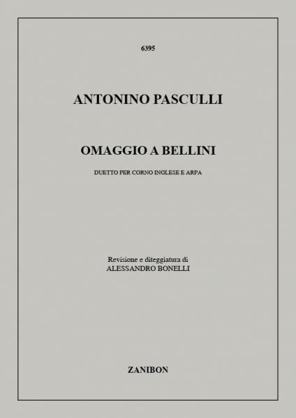 Ricordi PASCULLI A. - OMAGGIO A BELLINI - HAUTBOIS