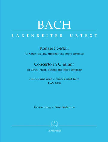 J.S - Concerto En Do Mineur Bwv 1060 Pour Hautbois Violon Cordes Et Basse Continue - Hautbois