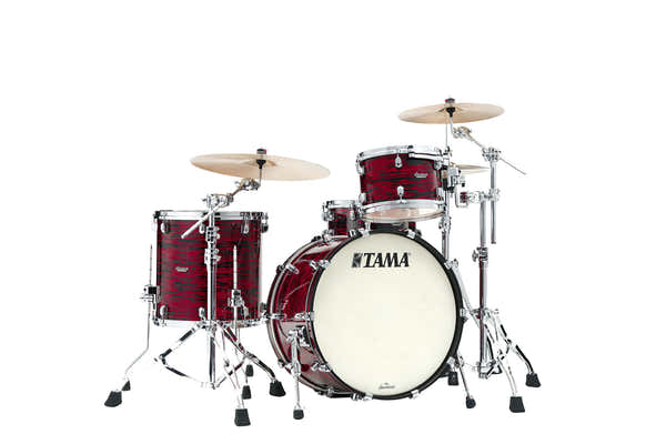 Tama STARCLASSIC MAPLE ROCK 22 DRUM KIT CHROME SHELL HARDWARE RED OYSTER