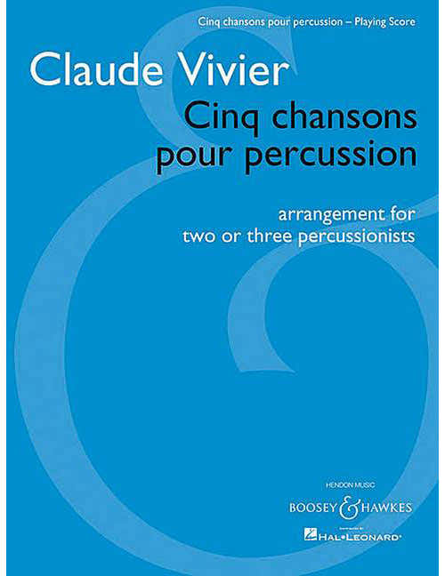 VIVIER C. - CINQ CHANSONS POUR PERCUSSION - PERCUSSION