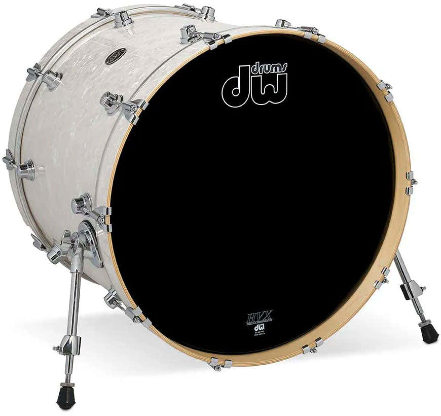 22X18 BASS DRUM PERFORMANCE FINISH PLY / SATIN OIL WHITE MARINE PEARL
