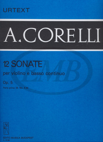 Corelli A. - Sonate (12) Op. 5 Vol. 1 B - Violon et Piano