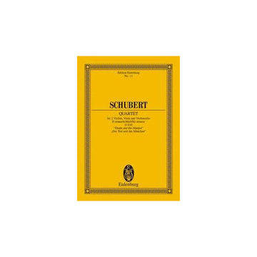 Schubert Franz - Quatuor A Cordes "la Jeune Fille et La Mort" Score