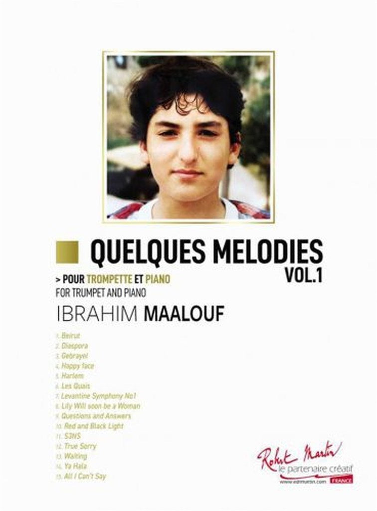 Robert Martin Quelques Mélodies Vol.1 Trompette Et Piano - Maalouf