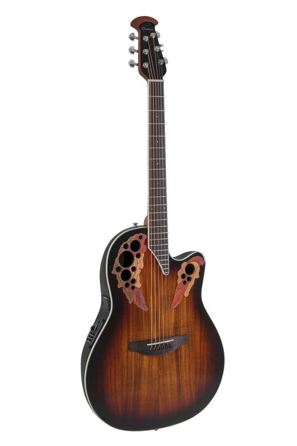 E-Akustikgitarre Celebrity Elite Plus Super Shallow Koa Burst