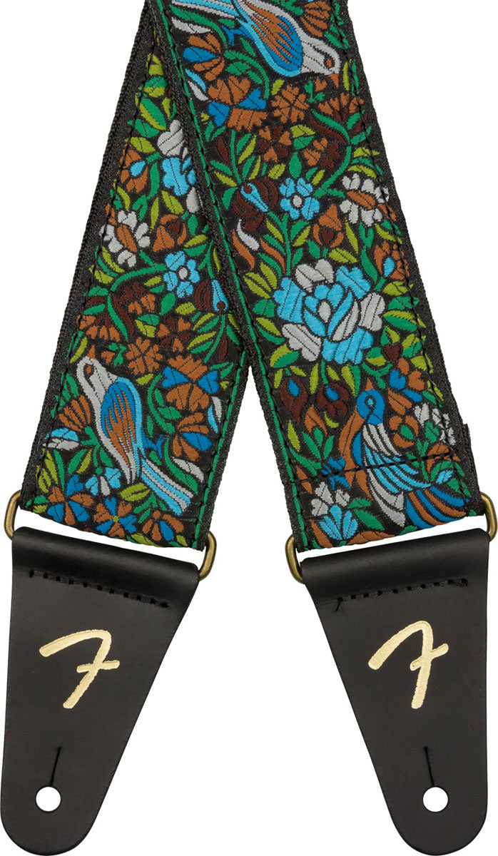 Mosaic Jacquard-Gurt Grün